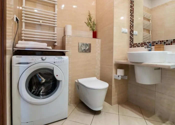 Golden - Big And Bright In Platinum Towers- Browary- Grzyb61a Apartment Warsaw