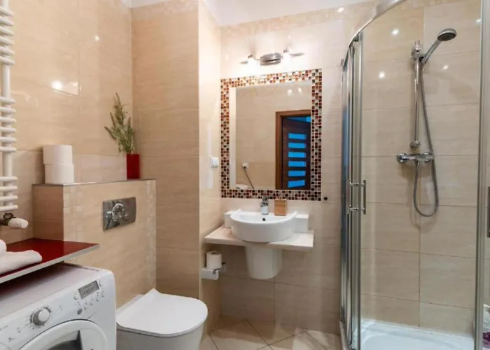 Golden - Big And Bright In Platinum Towers- Browary- Grzyb61a Apartment Warsaw